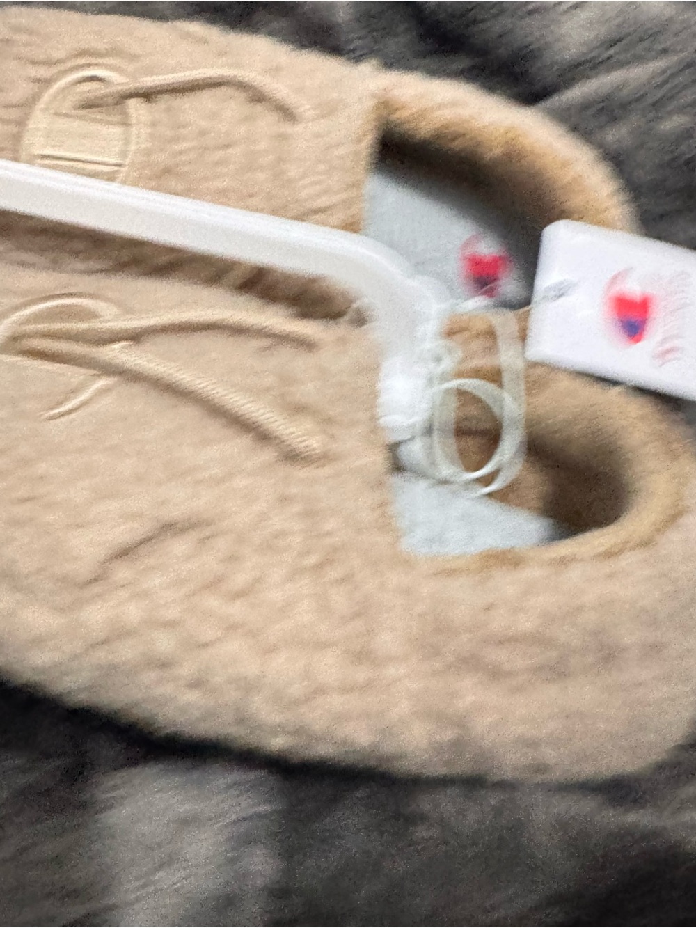 Champion Tan Sherpa Slide Slippers - Picture 4 of 4